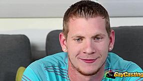 Hot Jock Passionately Rides Agent's Cock During Casting Interview For Business