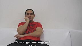 Intriguing Czech gay casting with Jirka 3486 sucking and fucking in POV.