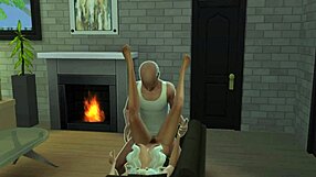 Grandpas visit escalates with old man cuckold action in part 2