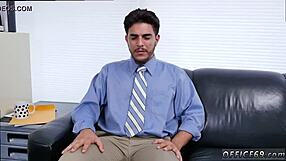 Straight Men And Gay Guy In First Hardcore Sex