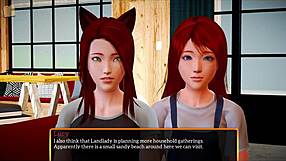 My New Family 407 - Big Titted Blonde in Erotic Cartoon Action, Ready to Play!