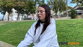 Claire P says, 'It's about time for an anal deep fuck, I want my ass broken right now.'