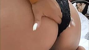 twerking latina girl with curly hair