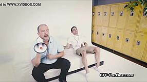 Fourway sex ed with deep gagging and fucking.