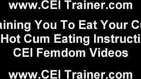 Femdom Feeds Cum Until Swallow