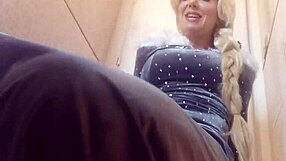 Elsa's Cosplay Blonde Teases with Doggystyle and Ass Play