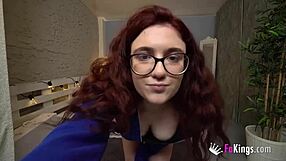 innocent redhead secretly films anatomy lesson with young classmate