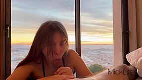 did you see my girlfriend suck at the first request?