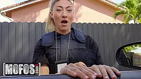 Holy Shit! Officer Whitney OC Arrests Herself By Riding Jmac's Dick Too Fast In Office Roleplay!