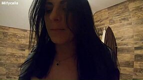 Milfycalla Pees and Masturbates in Stockings with Dirty Talk!