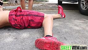 nikki kay fucks old man in massage