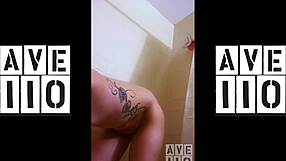 petite 18+ phoendixxx gets soapy in the shower solo