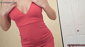 Milf wife enjoys double penetration while hot mom helps out.