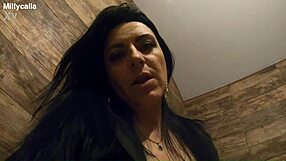 Milfycalla Pees and Masturbates in Stockings with Dirty Talk!