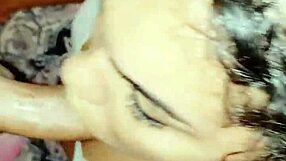 Wanessa Silva greedily sucks transsexual's big cock