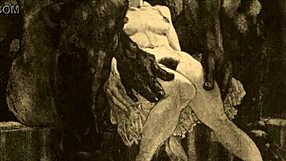 Vintage erotic illustration brings retro charm alive