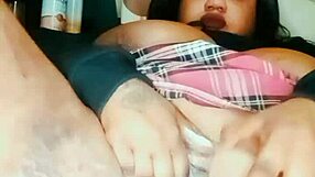 wow, this chubby queen is creaming all over the place!