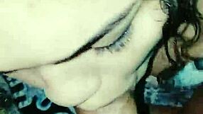 Wanessa Silva greedily sucks transsexual's big cock