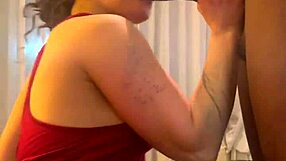 Therapist passionately sucks big black cock as specialist