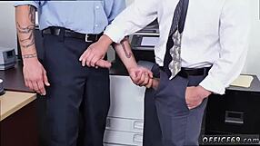 Straight Men And Gay Guy In First Hardcore Sex