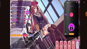 Training in the hentai game set in public outdoor locations.