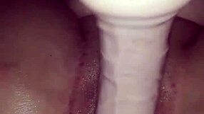 fat latina wife sucks monster cock while fucking herself