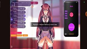 Training in the hentai game set in public outdoor locations.