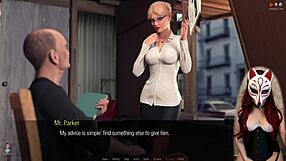 Ekliger alter Kerl begrapscht junge 18+ Jessica in durchsichtigem Korsett draußen