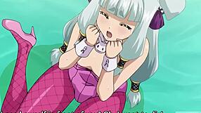 yo, this young cosplayer just peed her pants in hentai... crazy stuff!