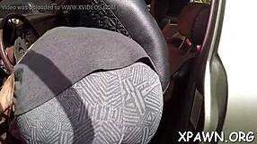 fine honey reveals ass and twat in hardcore reality blowjob