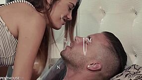 Hot Spanish babe Penelope CUM FUCKS until she's sprayed with JIZZ