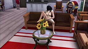 Bold Muff Diving in Public Bar