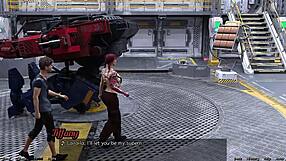 Stranded In Space 18 - Flirting And Teasing With Half-Robot Girl In Sexy Outfit