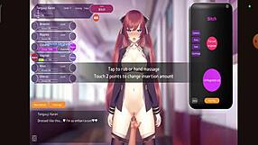 Training in the hentai game set in public outdoor locations.