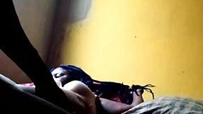 Bright Young 18+ Wife Handles Monster Black Cock Hard