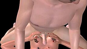 Animated 3D Japanese Man Fucks Indian Bhabhi's Breasts