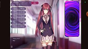 Training in the hentai game set in public outdoor locations.