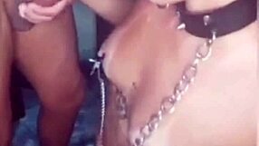 Collared wife endures slapping and choking