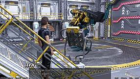 Stranded In Space 18 - Flirting And Teasing With Half-Robot Girl In Sexy Outfit