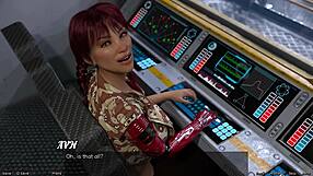 Stranded In Space 18 - Flirting And Teasing With Half-Robot Girl In Sexy Outfit