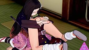 Koikatsu 탄지로 네즈코 귀멸의 칼날 헨타이 비디오 섹스 블로우잡 핸드잡 컴샷