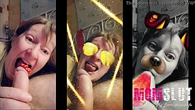 She sucks like a young 18+ slut in homemade blowjob!