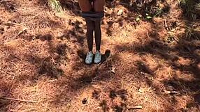 Sexy Mexican Karol Smith fucks fan in forest and cums inside!