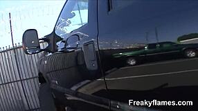 Horny teen whore gets wet slit ramped hard