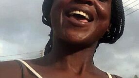 Crazy bitch searches supermarket for lighter to smoke