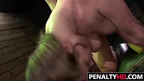 Bound teen 18+ Hannah Heartly in extreme humiliation