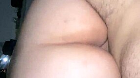 Chubby girl rides her lover passionately while husband is at work