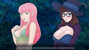 Enjoy A Quick Lesbian Fantasy Adventure With Your Favorite Mage In A Suggestive Encounter.
