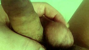 Enjoying some hot solo relaxation time