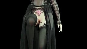 Weak sound naked dance in TikTok style